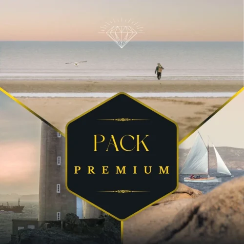 Tres fotografías del Pack Premium, mejoradas gráficamente para una decoración artística y personalizada.