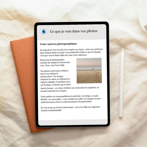 Personalisierte Fotostilanalyse - Identifizierung des Universums und der visuellen Signatur