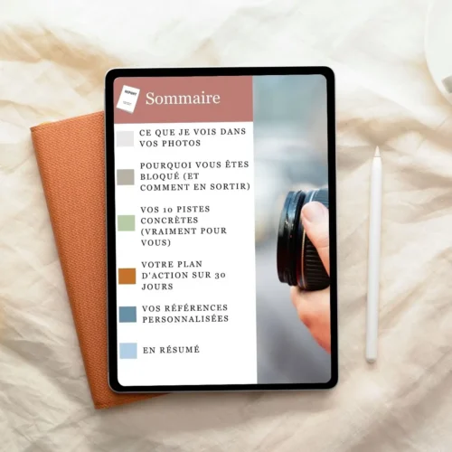 Inhaltsverzeichnis Fotodiagnosebericht - Vollständige Struktur 6 Abschnitte zum Entsperren von Kreativität