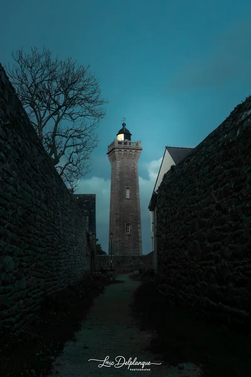 Leuchtturm von Roscoff im Stadtzentrum