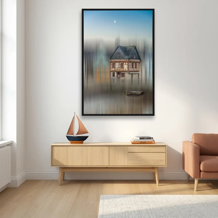 Photo art Bretagne — Saint-Goustan sous la lune — vue 1