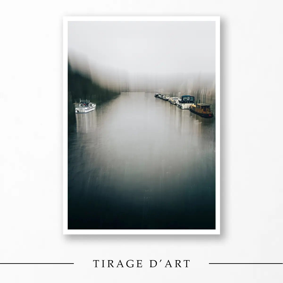 Photo d'art paysage — Entre deux rives